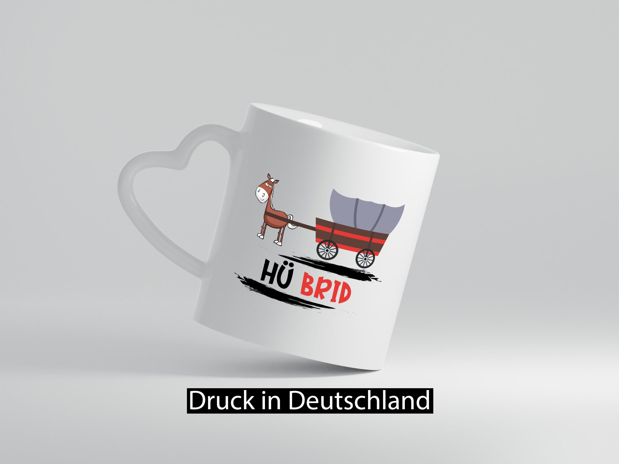 Hü Brid | Auto Autoliebhaber Pferdewagen lustiger Spruch Geschenk Humor