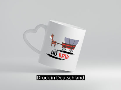 Hü Brid | Auto Autoliebhaber Pferdewagen lustiger Spruch Geschenk Humor