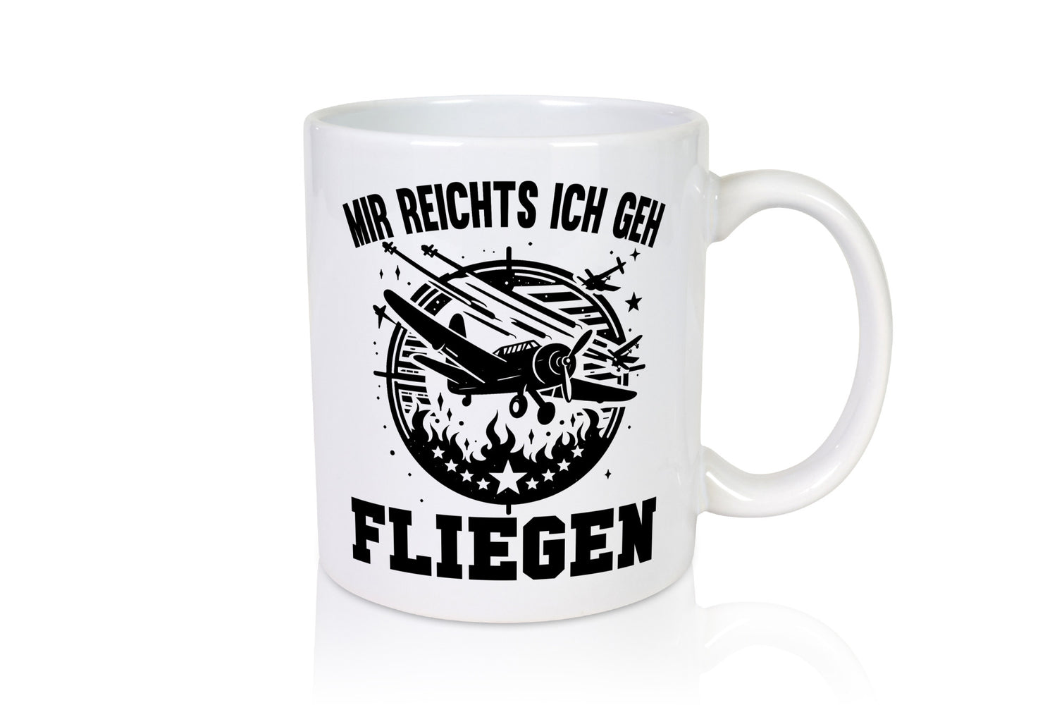 Mir reicht ich geh Fliegen | Flugzeug Pilot Humor Geschenkidee Tasse