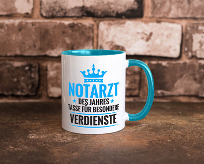 Besonderer Verdienst: Notarzt | Arzt Geschenk Humor Geschenkidee lustiger Tasse