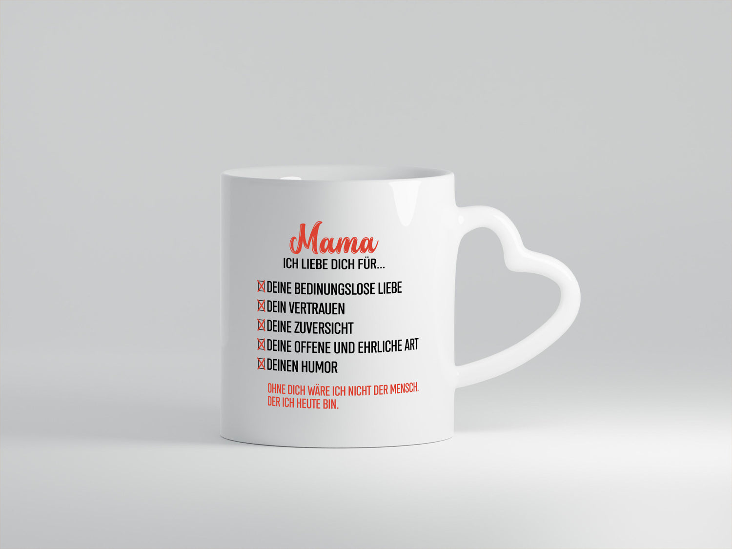 Mama ich liebe dich | Ohne wäre nicht Muttertag Geschenk Familie Geschenkidee
