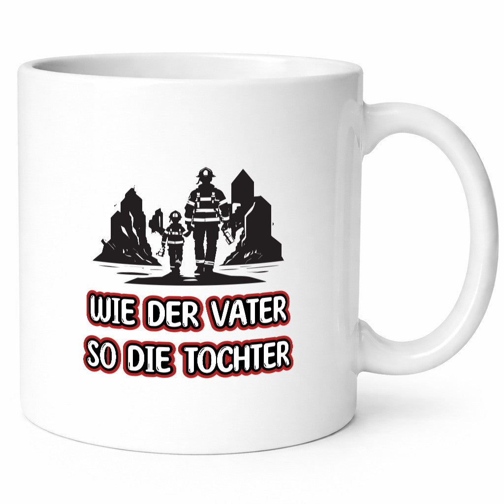 Wie der Vater so die Tochter | Feuerwehrmann Feuerwehrpapa Geschenkidee Familie