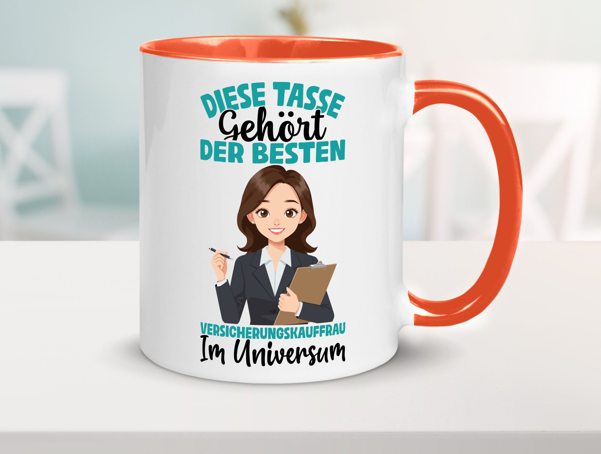 Im Universum: Versicherungskauffrau | Kauffrau lustig Humor Geschenkidee