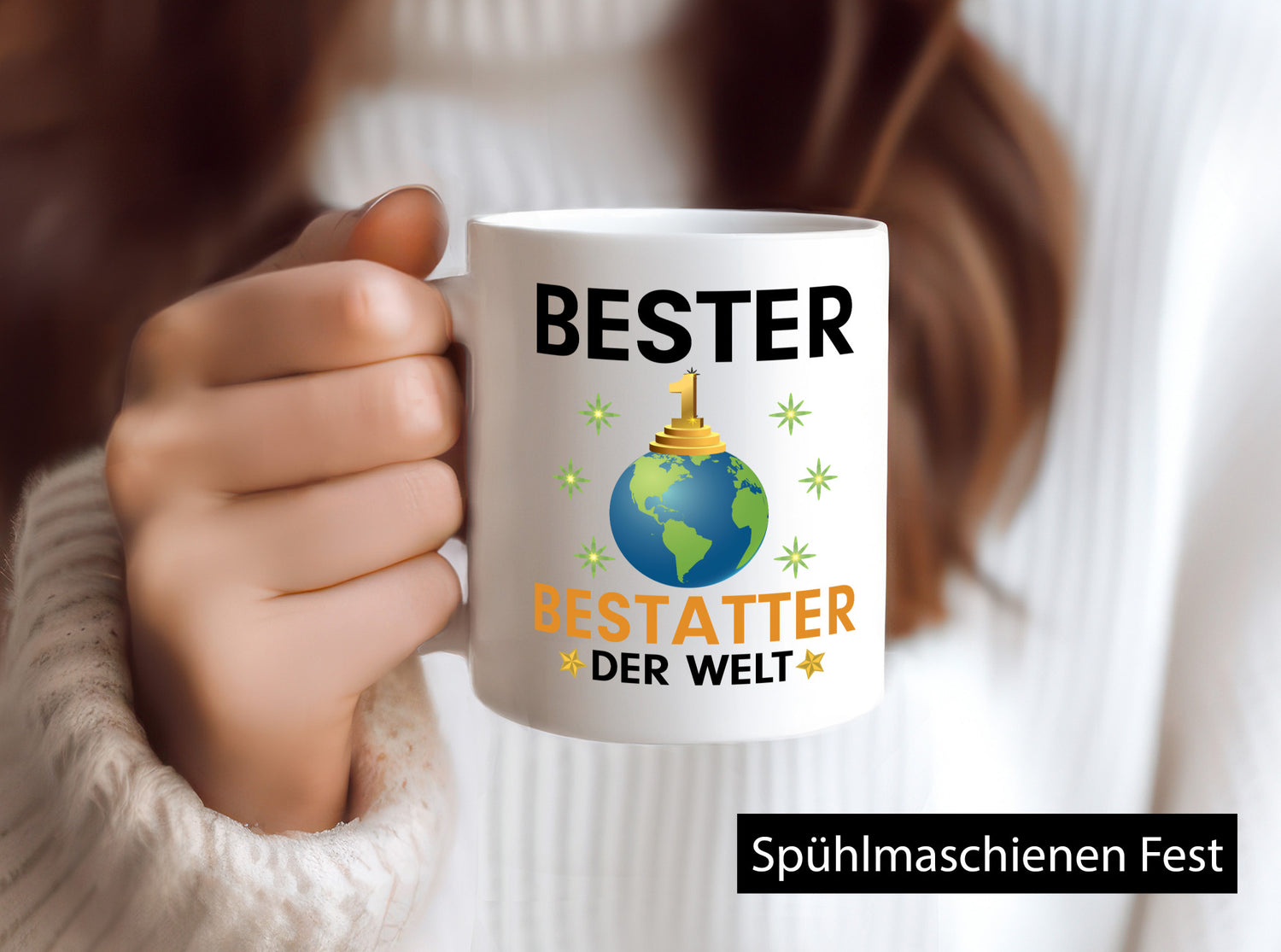 Weltbester Bestatter | Bestattung Totengräber Humor Geschenkidee Tasse
