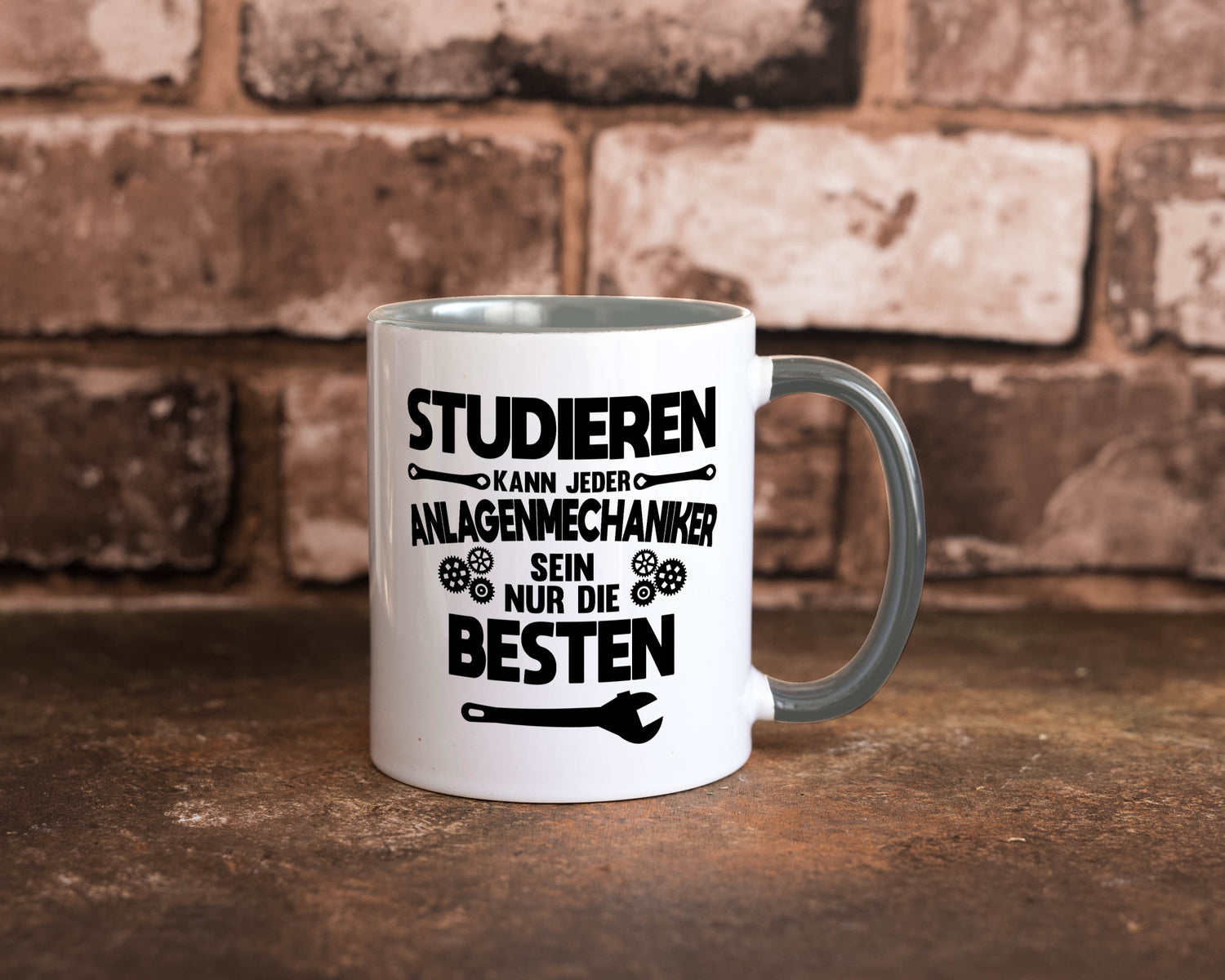 Nur die besten werden Anlagenmechaniker Humor Geschenkidee Tasse