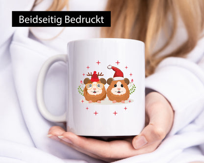 Weihnachtsmotiv | Weihnachten Meerschweinchen Fest Humor Geschenkidee Tasse