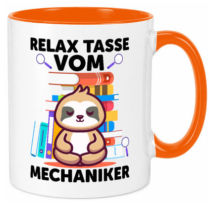 Relax Tasse: Mechaniker | KFZ Werkstatt lustig Humor Geschenkidee Geschenk Tasse