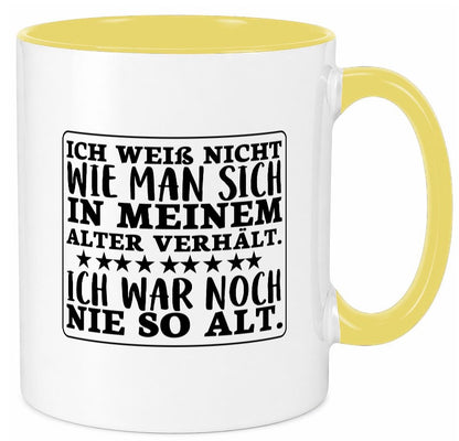 Noch nie so alt | Geburtstag Spruchtasse Humor Geschenkidee Tasse