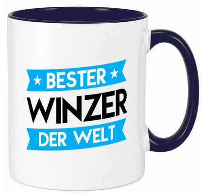 Bester Winzer | Weinbauer Wein Geschenk Humor Geschenkidee lustiger Spruch Tasse