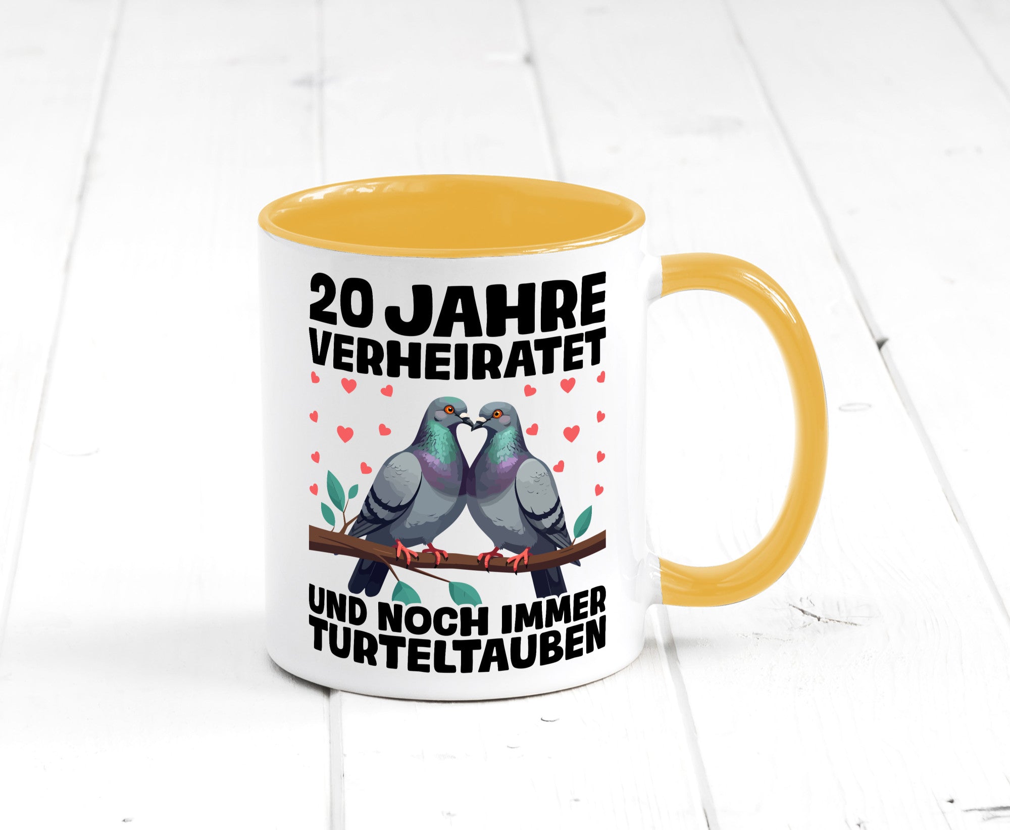 20 Jahre verheiratet | Turteltauben Ehe Ehepaar lustig Humor Geschenkidee