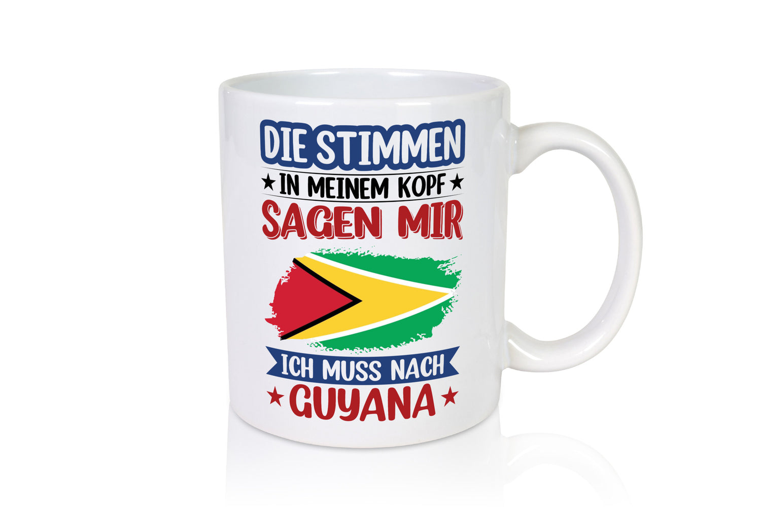 Guyana | Urlaub Stimmen in meinem Kopf Traumland lustig Humor Geschenkidee