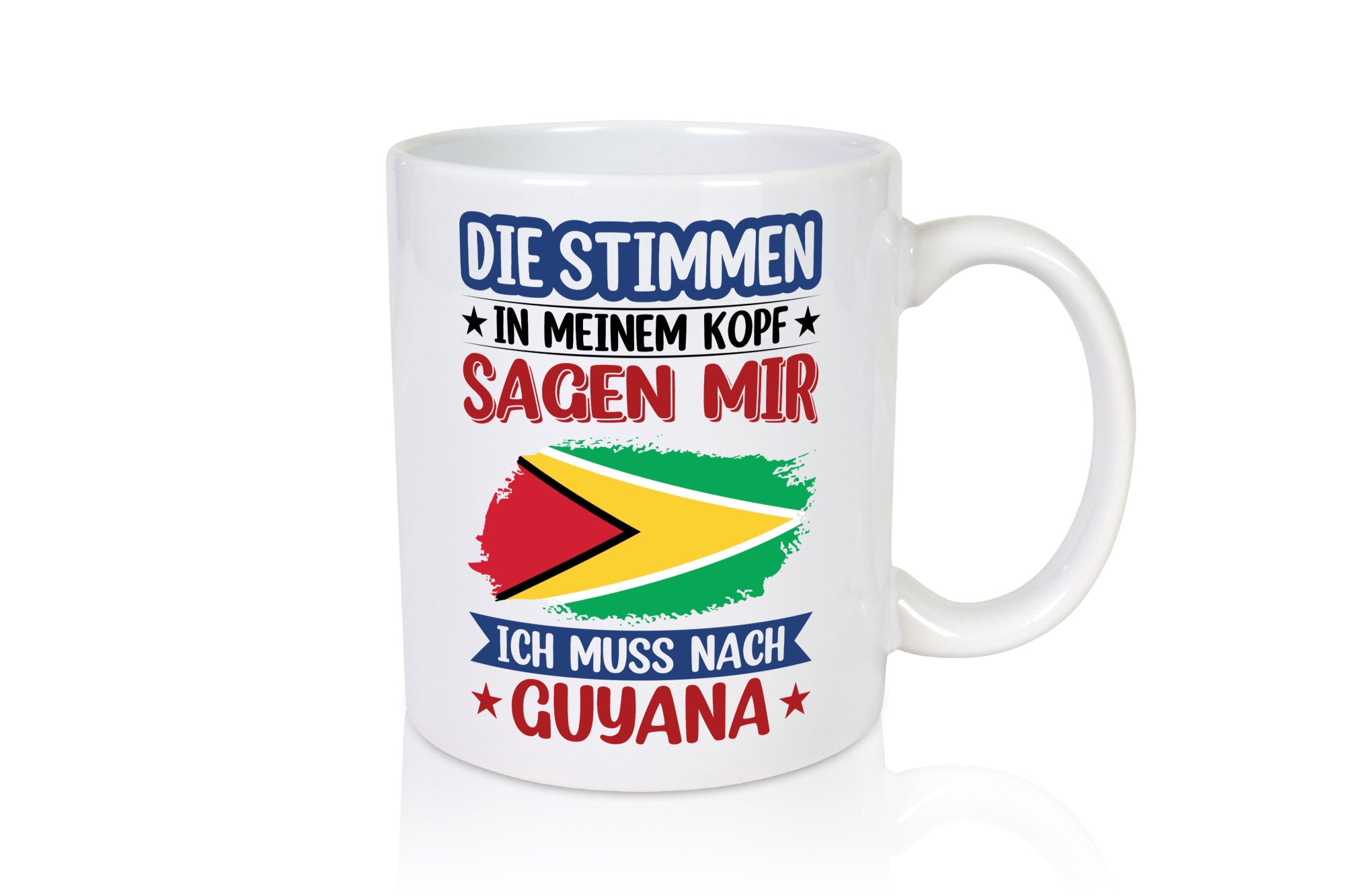 Guyana | Urlaub Stimmen in meinem Kopf Traumland lustig Humor Geschenkidee