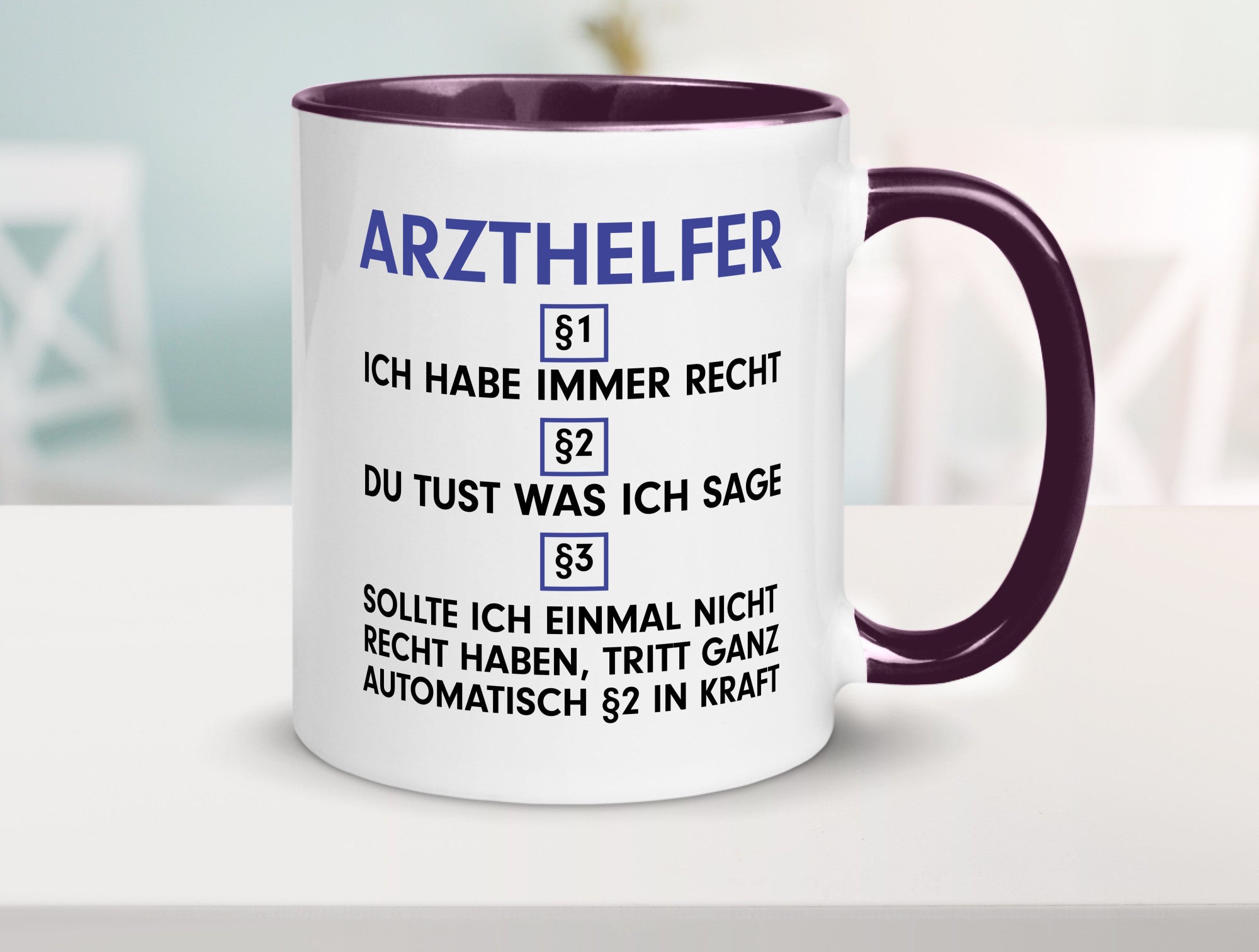 Ich habe immer Recht Arzthelfer | Fachangestellter Medizin Geschenkidee Humor