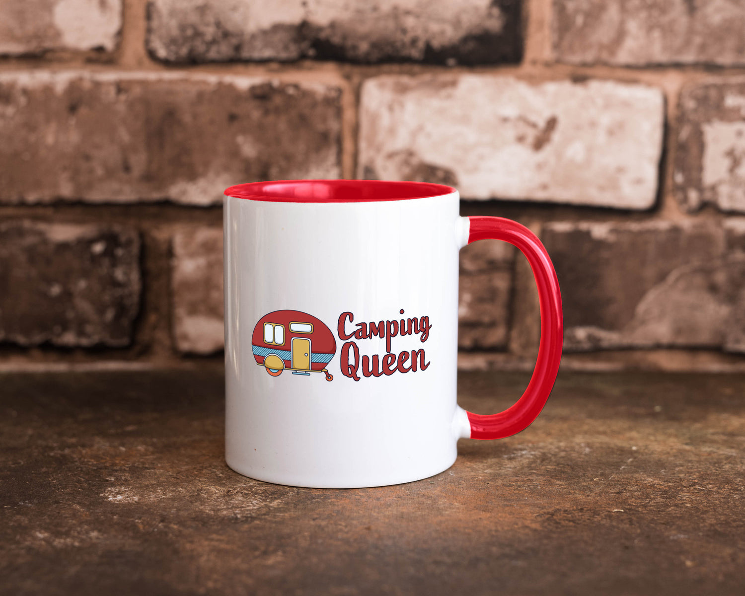 Camping Queen | Wohnanhänger Geschenk Humor Geschenkidee lustiger Spruch Tasse