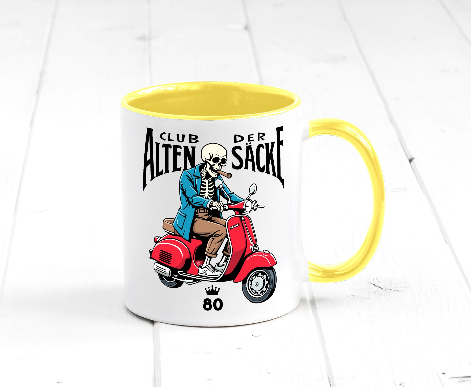80. Geburtstag | 80 Jahre Club der alten Säcke v2 Humor Geschenkidee Tasse
