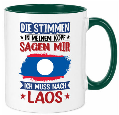 Laos | Urlaub Stimmen in meinem Kopf Traumland lustig Humor Geschenkidee
