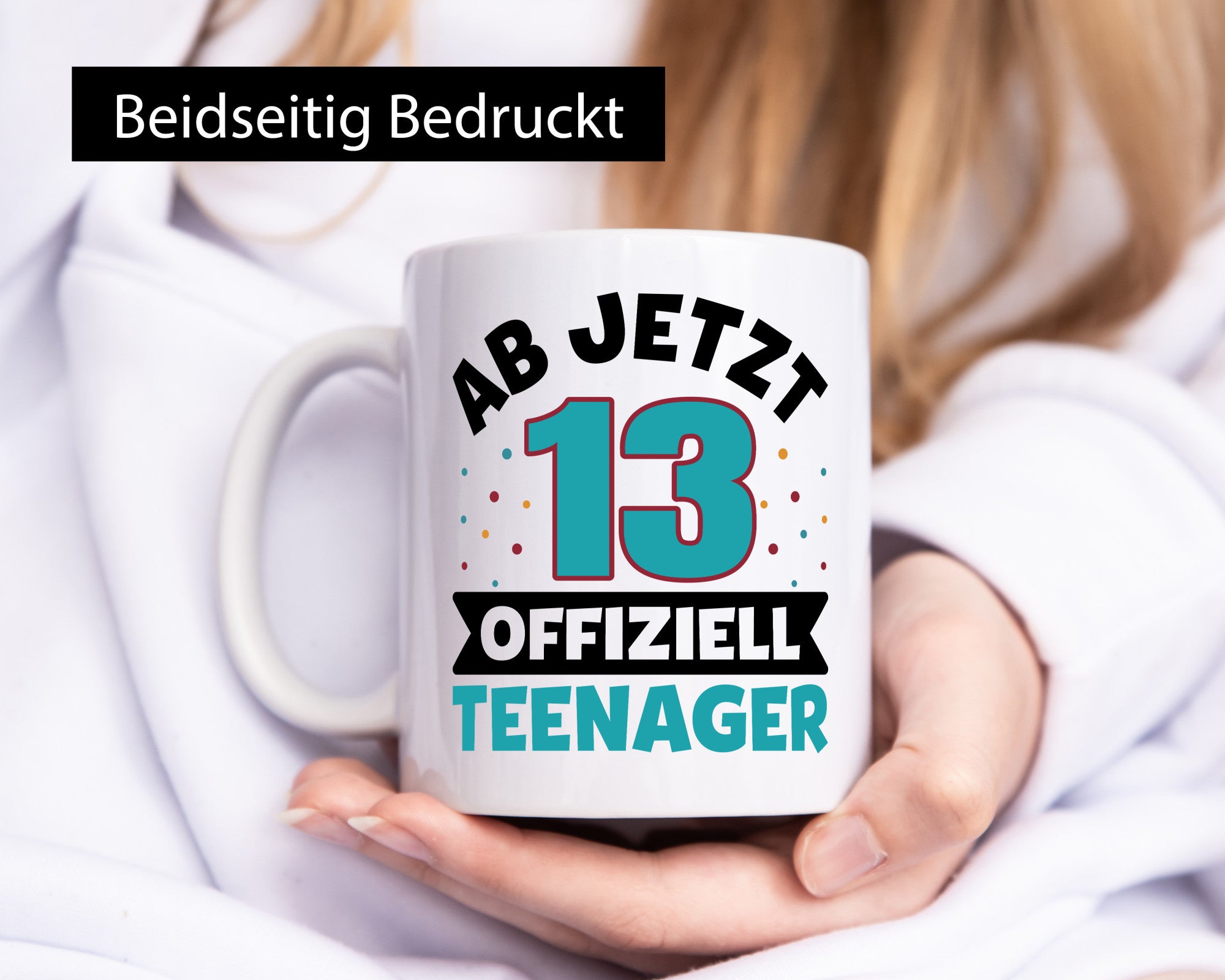 13. Geburtstag | Mädchen Tasse Teenager Spruch vl4 Humor Geschenkidee