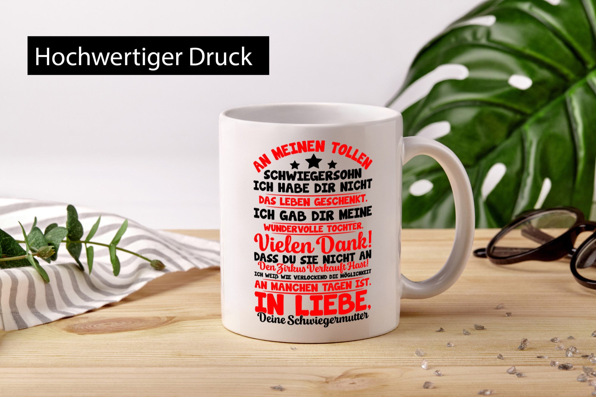 An meinen tollen Schwiegersohn vl4 Geschenk Familie Geschenkidee lustiger