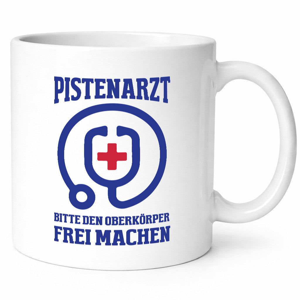 Pistenarzt, Oberkörper frei machen | Stethoskop lustiger Spruch Geschenk Humor