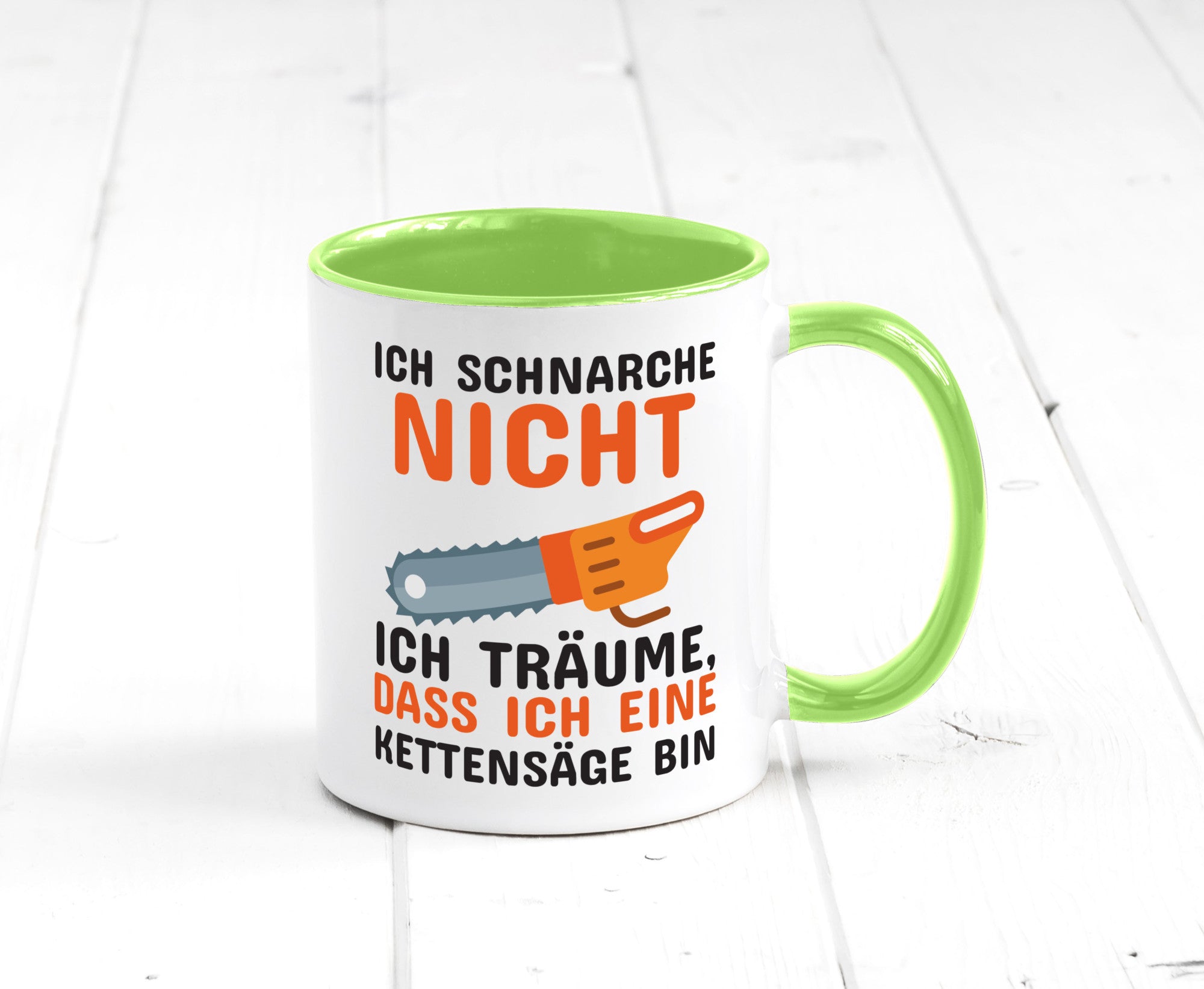 Ich schnarche nicht lustiger Spruch Geschenk Humor Geschenkidee Tasse