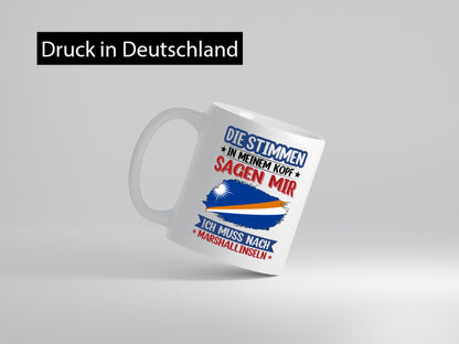 Marshallinseln | Urlaub Stimmen in meinem Kopf Traumland Humor Geschenkidee