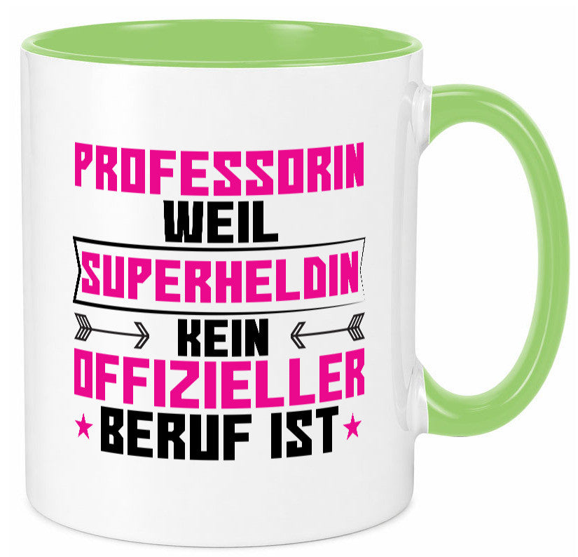 Superheldin Professorin | Uni Universität Geschenk Humor Geschenkidee lustiger