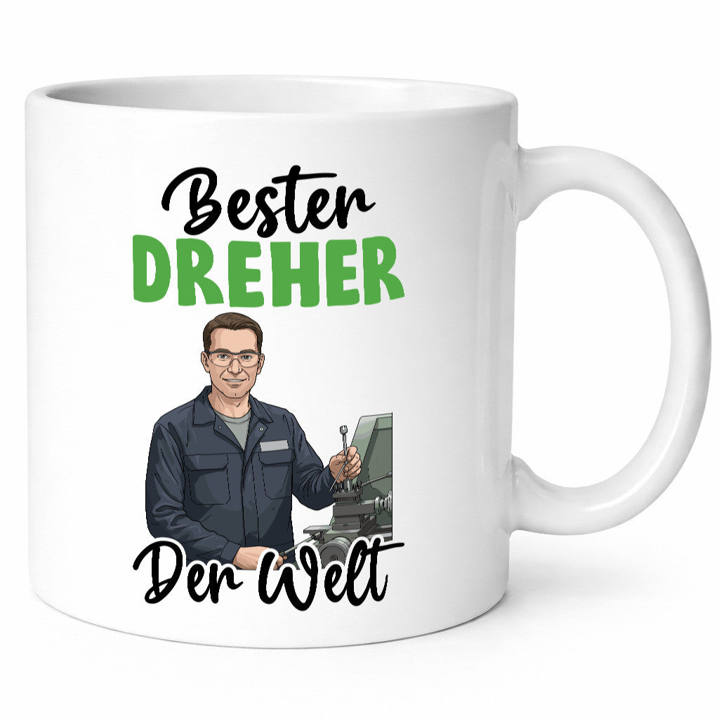 Bester Dreher | Fräser v2 lustig Humor Geschenkidee Geschenk Tasse