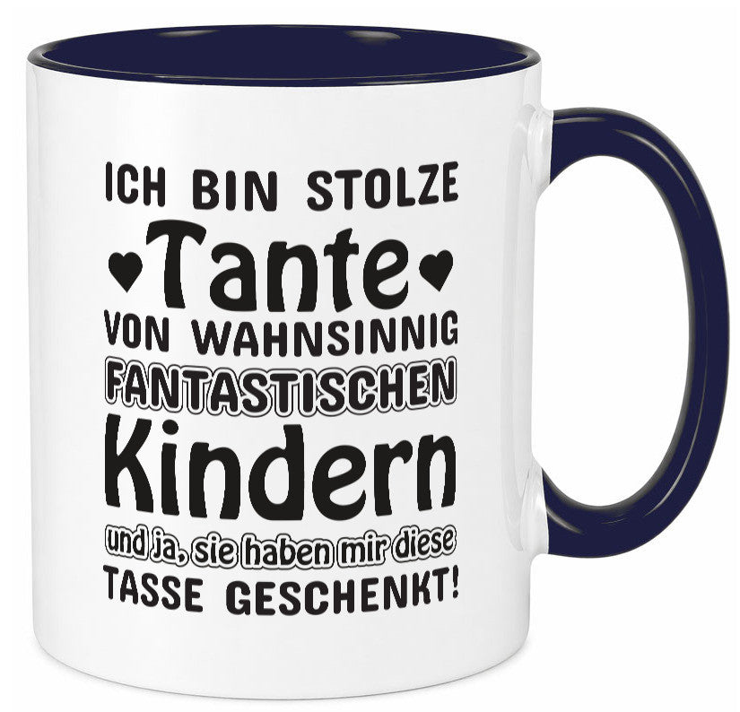 Stolze Tante | Spruch Tasse lustig Neffe Nichte lustiger Geschenk Humor