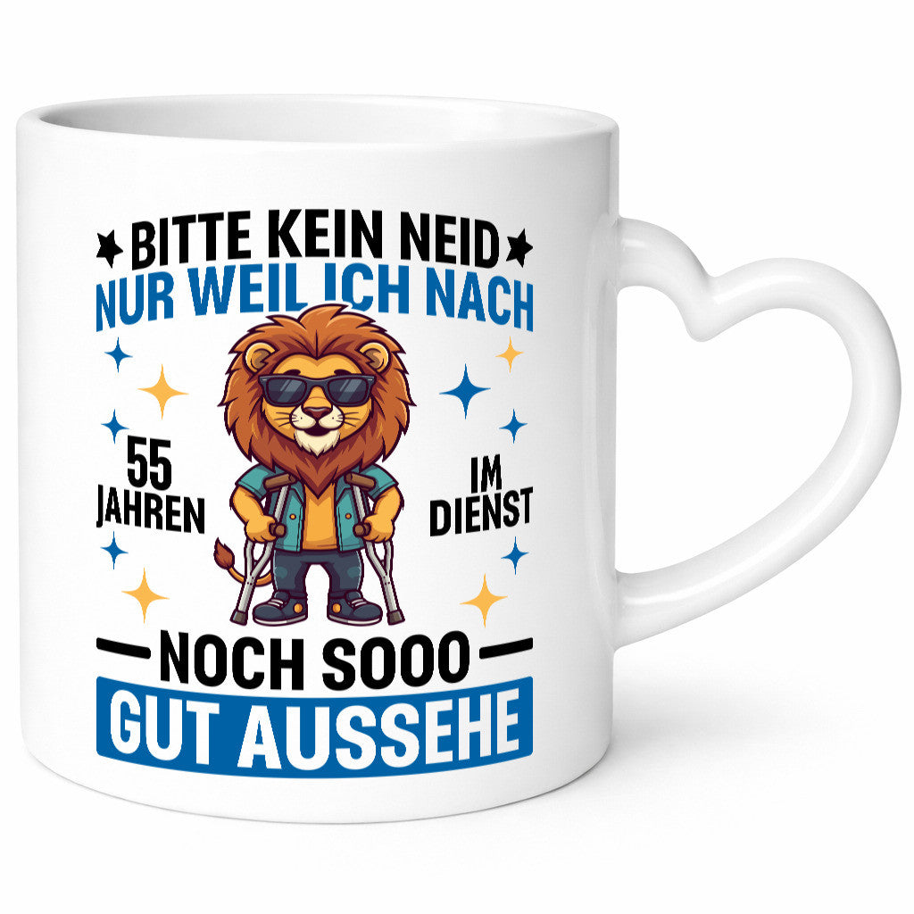 55 Jahre im Dienst | Arbeitsjubiläum Arbeit Geschenk Kollegen Büro lustiger