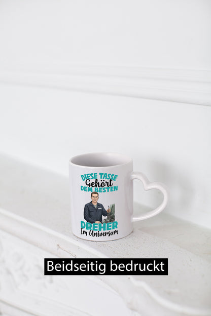 Im Universum: Dreher | Fräser lustig Humor Geschenkidee Geschenk Tasse