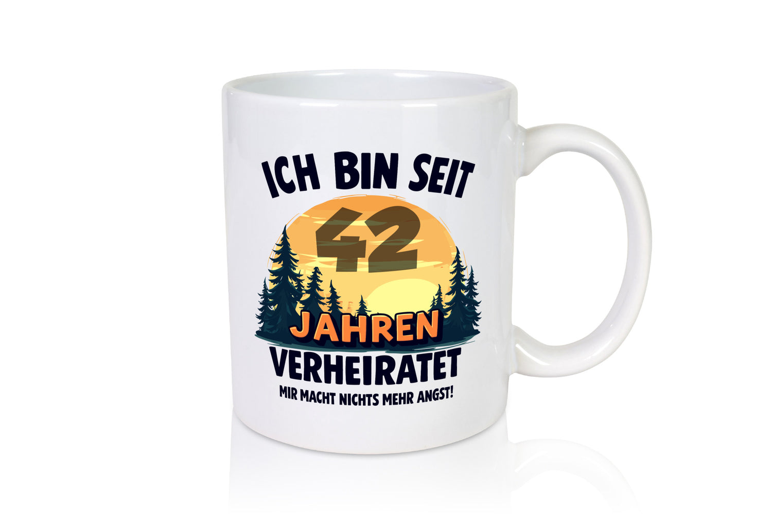 Ich bin Verheiratet | 42. Hochzeitstag Ehepaar v2 lustig Humor Geschenkidee