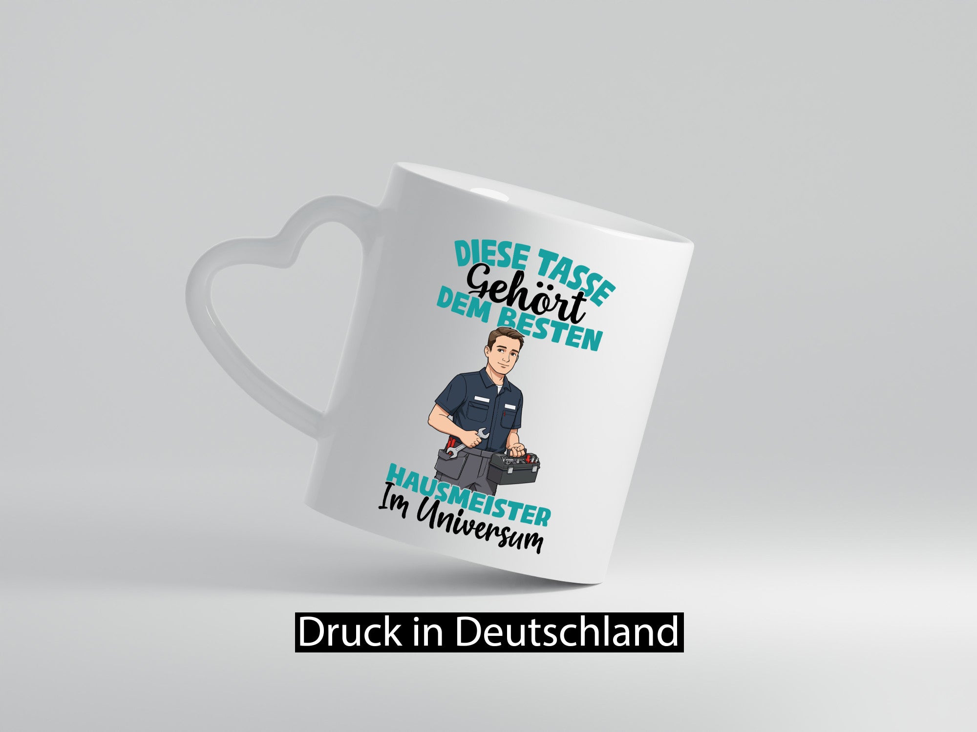 Im Universum: Hausmeister | Hauswart Geschenkidee Humor Tasse
