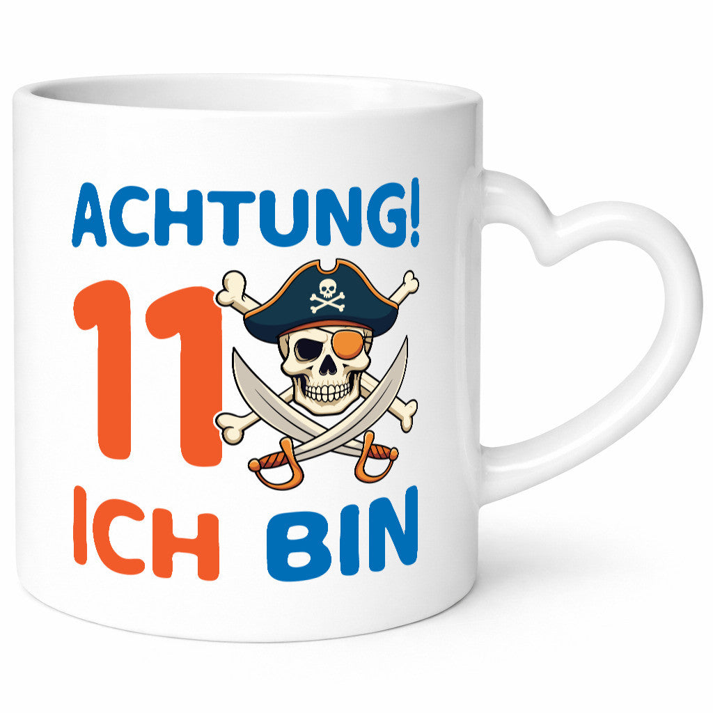 11. Geburtstag | 11 Jahre Pirat lustig Geschenkidee Geschenk Tasse
