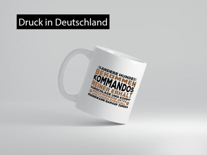 Hunde Training | Hundebesitzer Tasse Hundekommando vl4 Geschenk Tierliebhaber