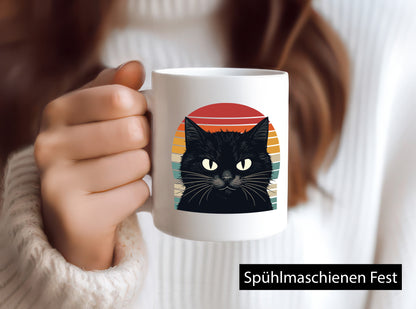Schwarze Katze | Katzenliebhaber Böse Geschenk Tierliebhaber Humor lustiger