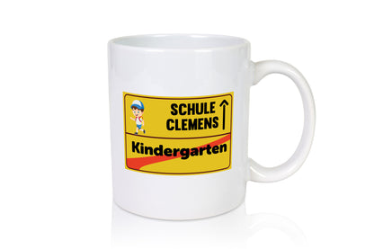 Bye Kindergarten | Schule Clemens Geschenkidee Humor Tasse
