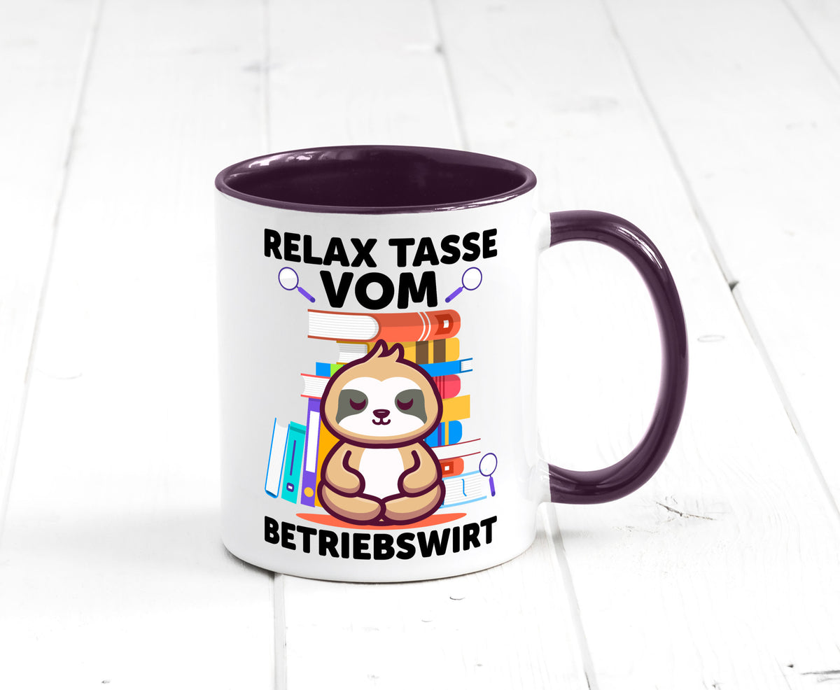 Relax Tasse: Betriebswirt | Betriebswirtschaft lustiger Spruch Geschenk Humor