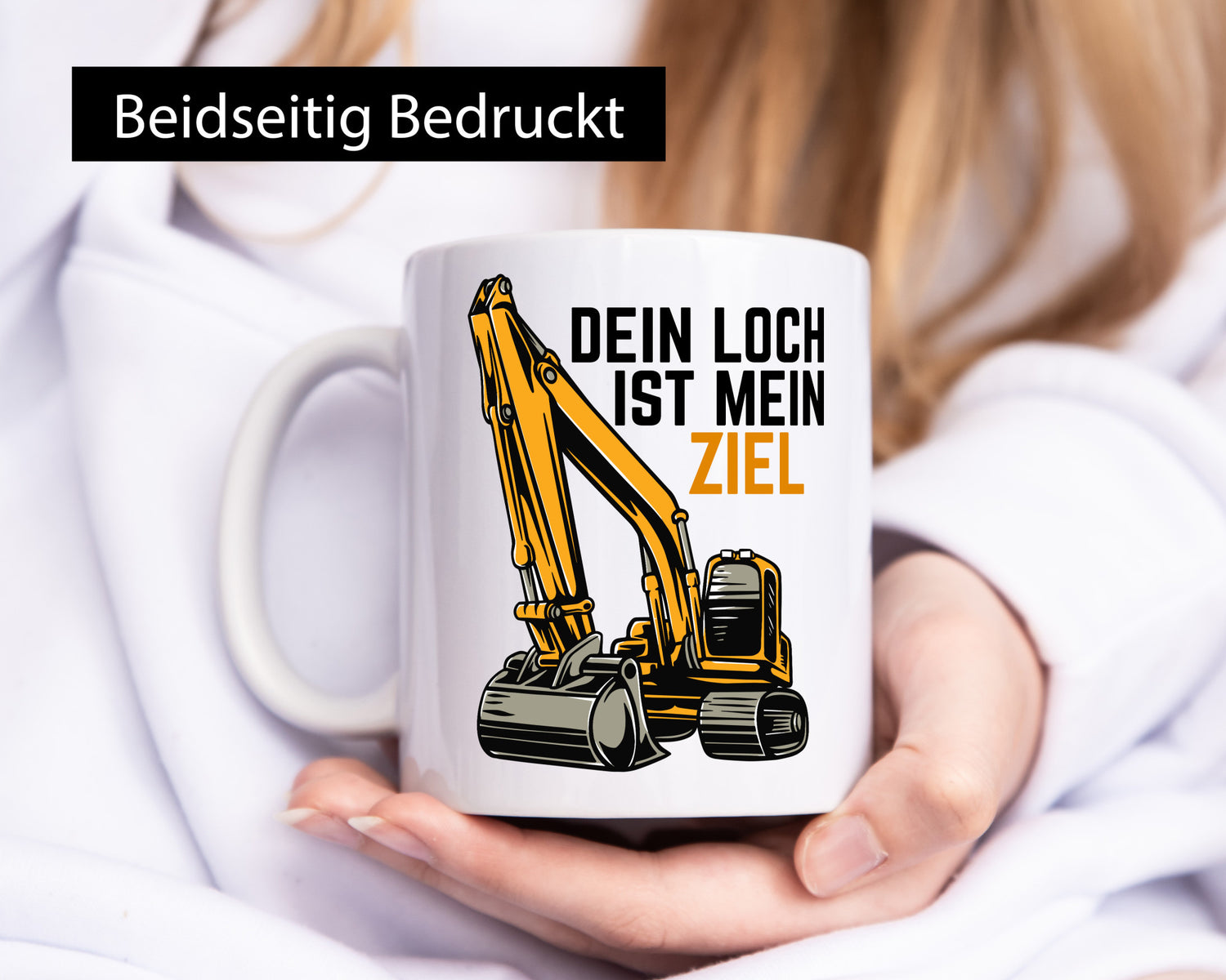 Dein loch ist mein Ziel | Bagger Minibagger Baggerführer lustiger Spruch