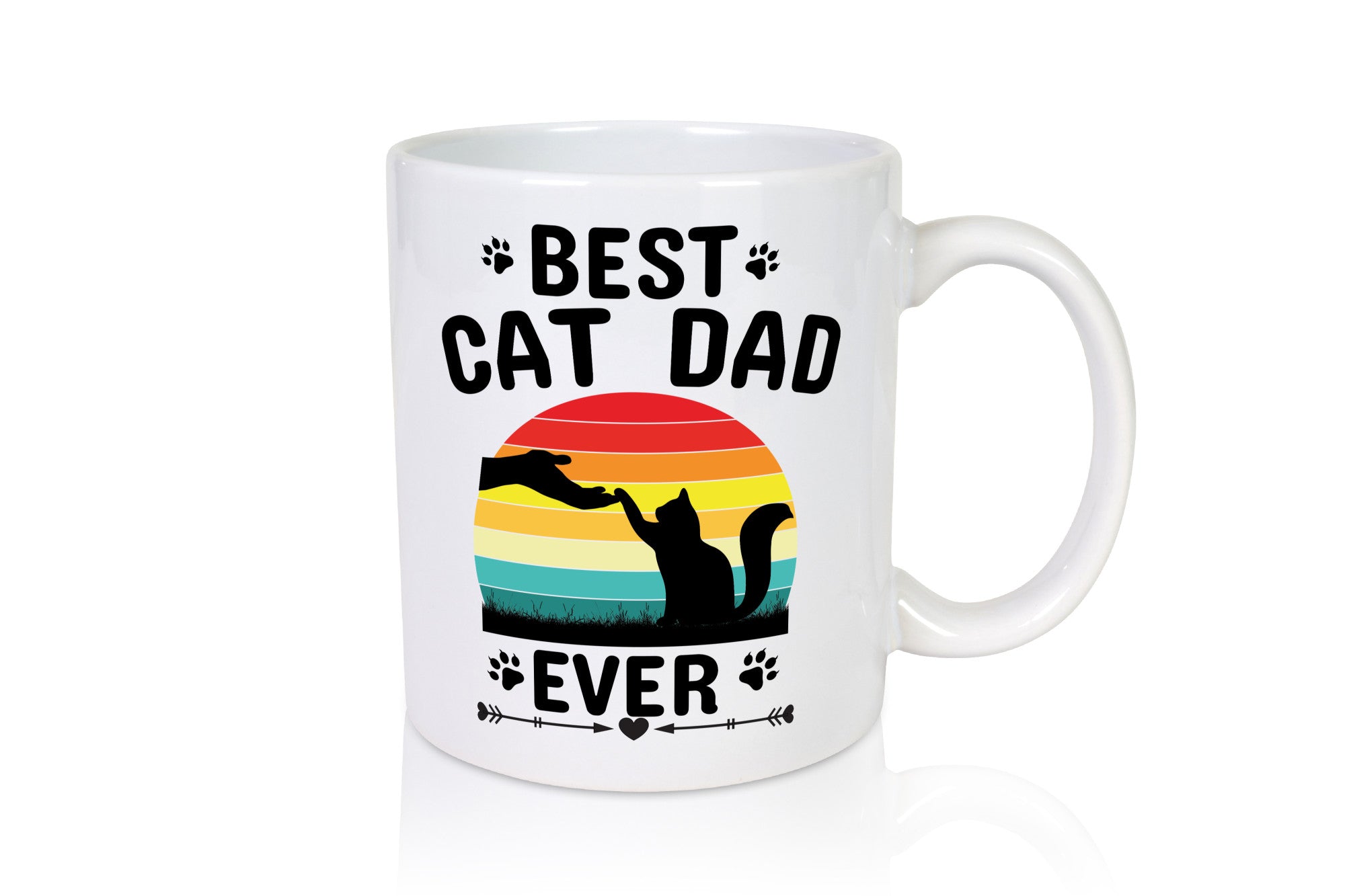 Best Cat Dad Ever lustiger Spruch Geschenk Humor Geschenkidee Tasse