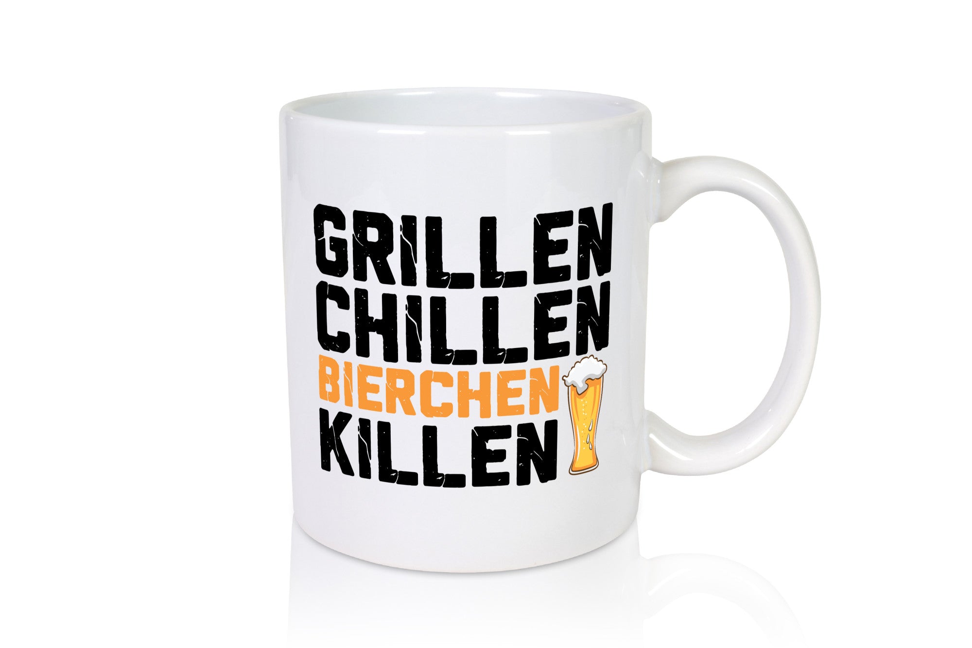 Grillen Chillen Bierchen Killen | Grillmeister Party Geschenk Humor