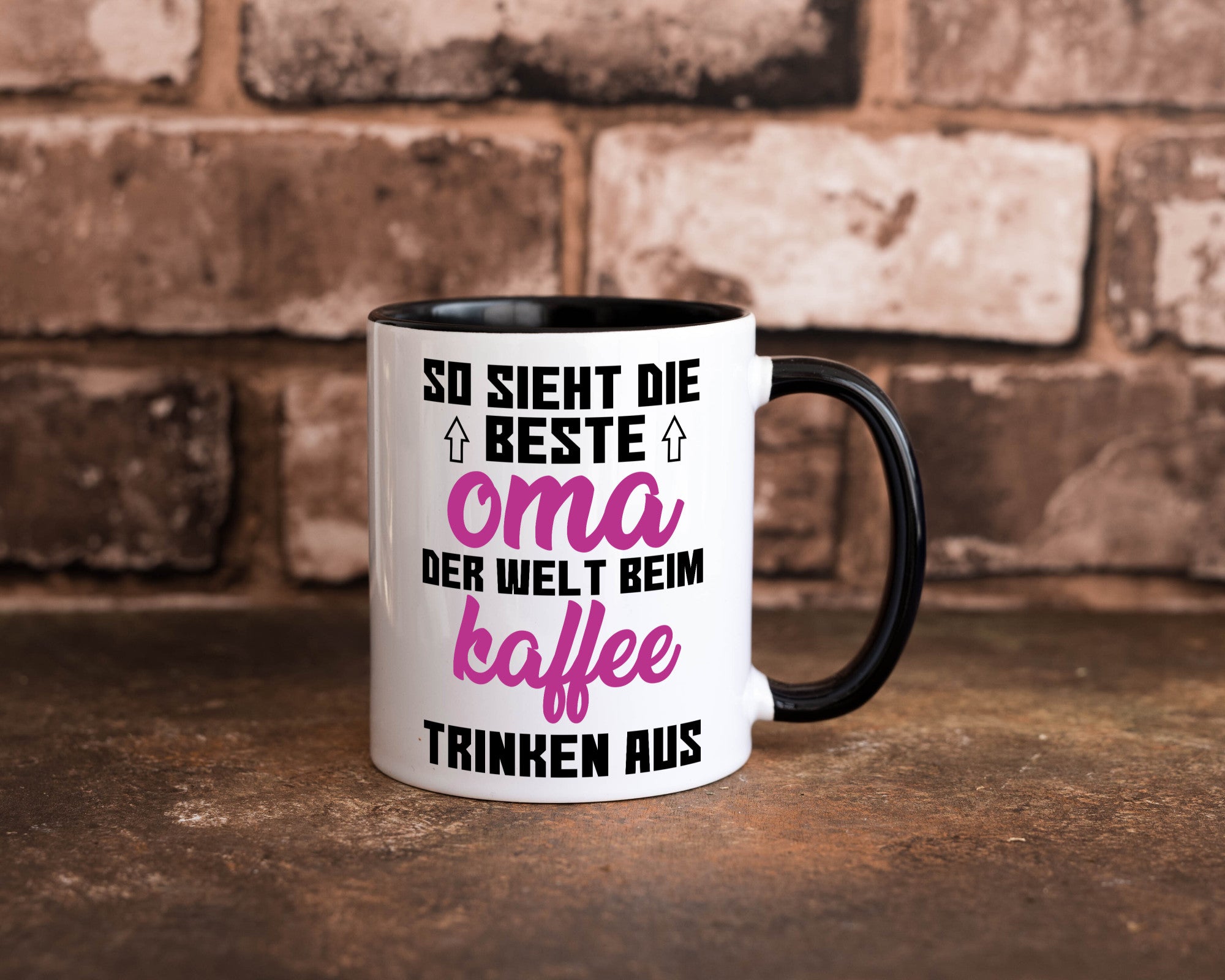 Beste Oma der Welt | Großmutter Tasse lustiger Spruch Geschenk Familie