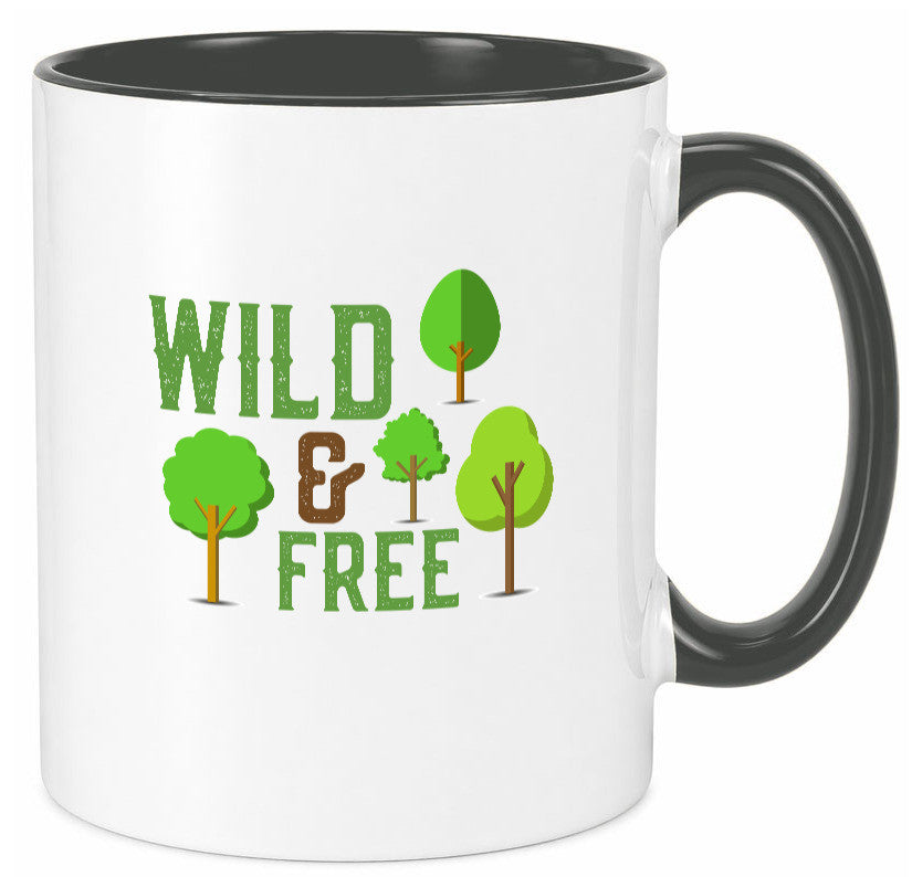 Wild and free | Freiheit Camper Hobbycamper Geschenkidee Humor Tasse