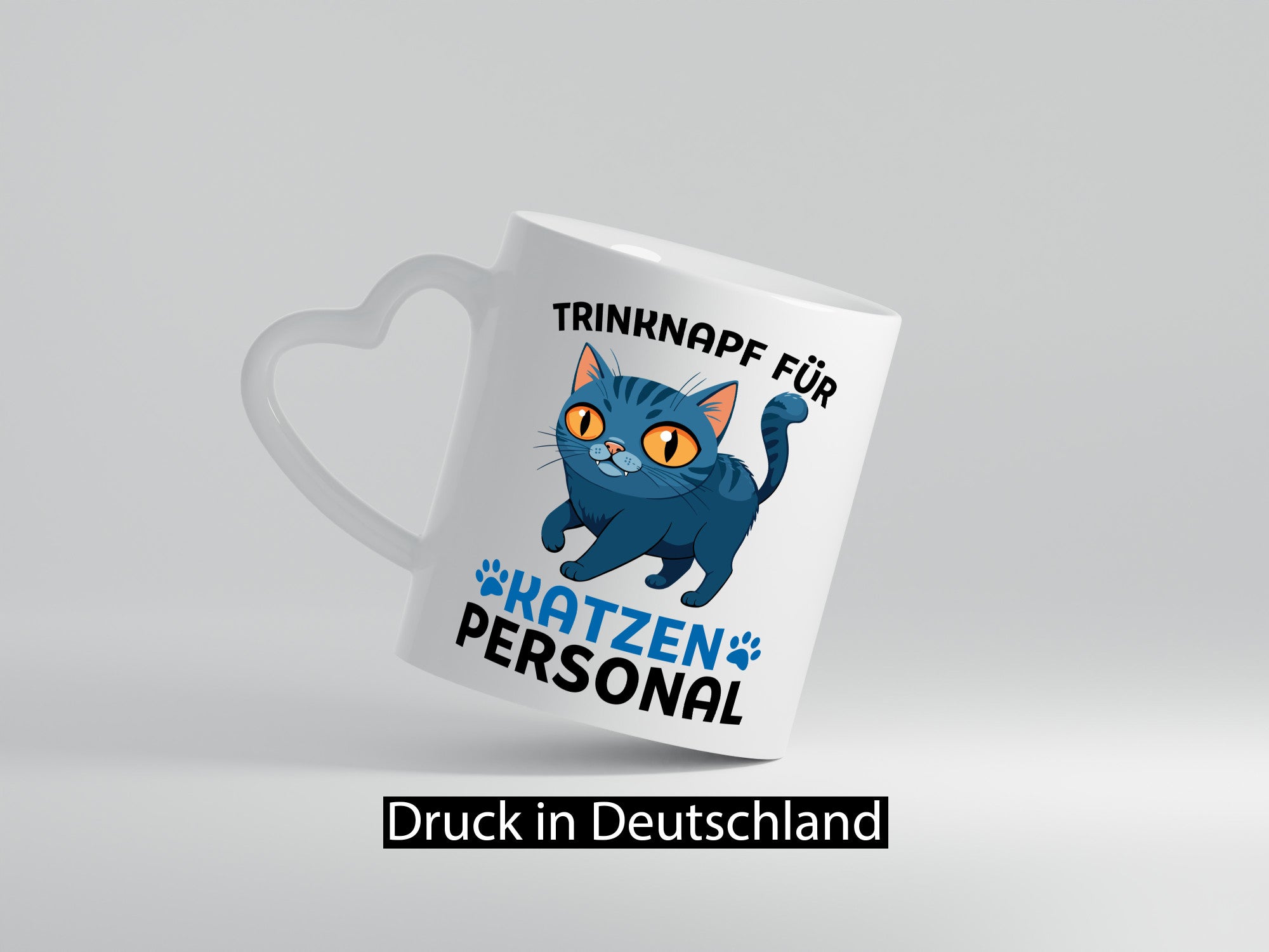 Katzen Personal | Katzenbesitzer Tasse Katze Humor vl2 Tierliebhaber