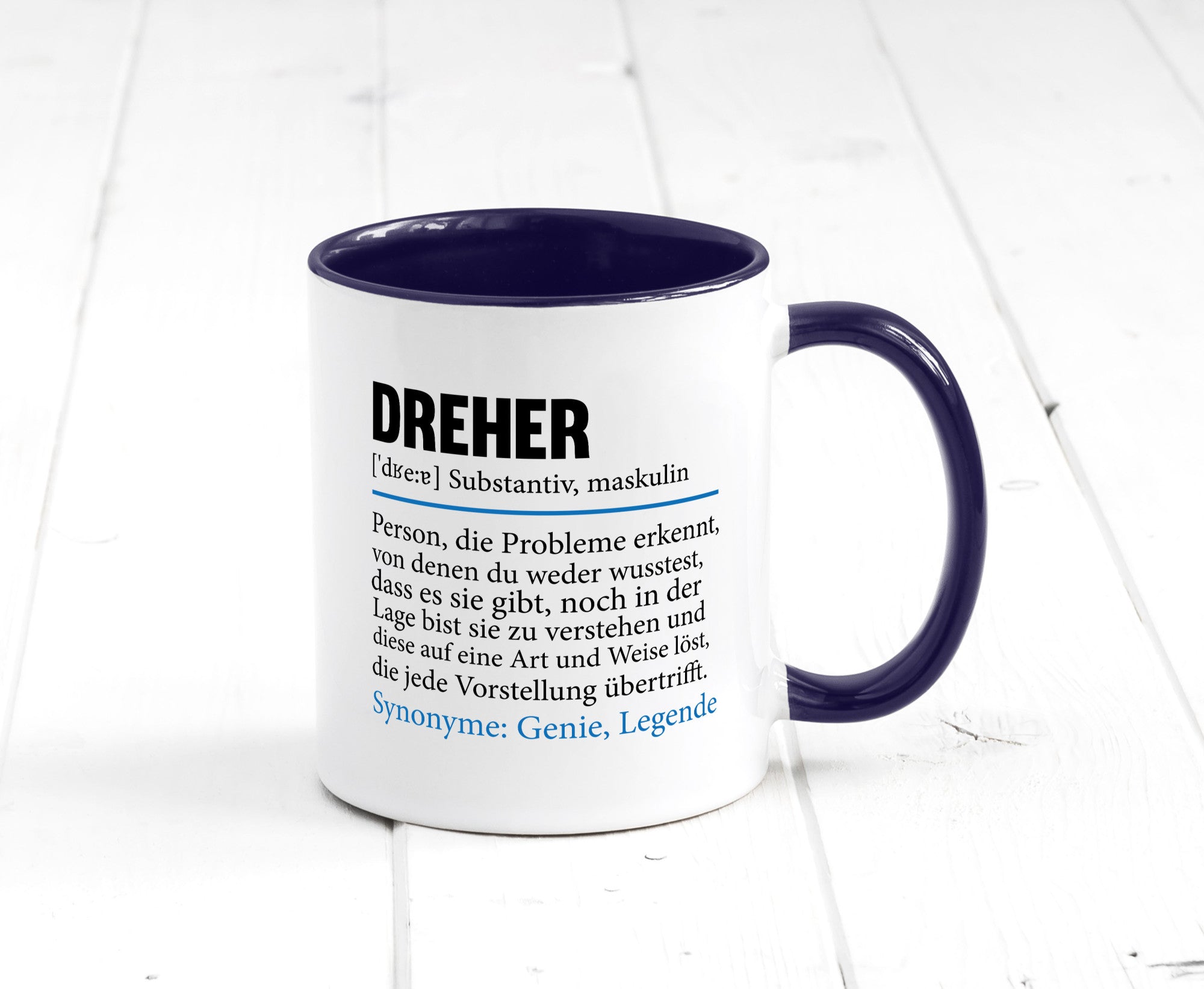 Dreher Humor | Fräser Zerspannungsmechaniker Geschenkidee Tasse