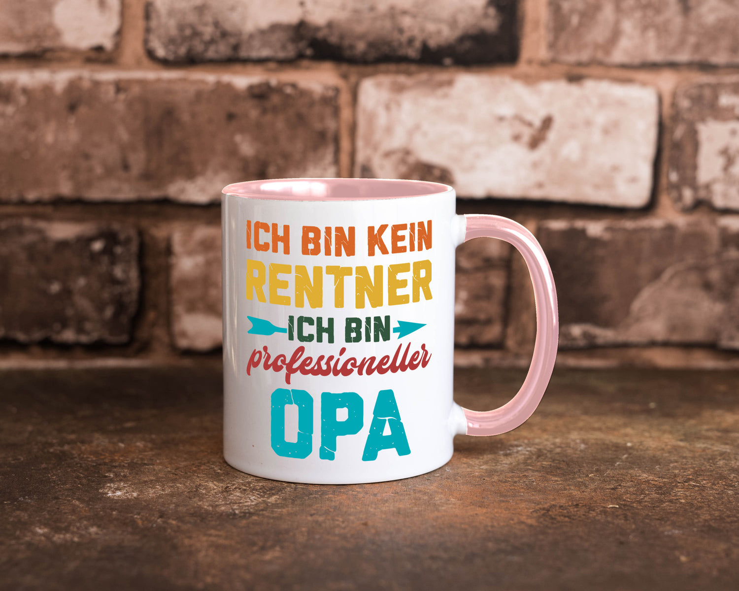 Ich bin Professioneller Opa | Rentner Großvater Geschenkidee Familie Humor Tasse