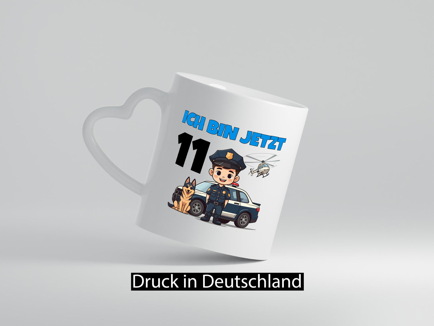 11. Geburtstag | 11 Jahre Polizei Kind Polizeiauto lustig Geschenkidee Geschenk