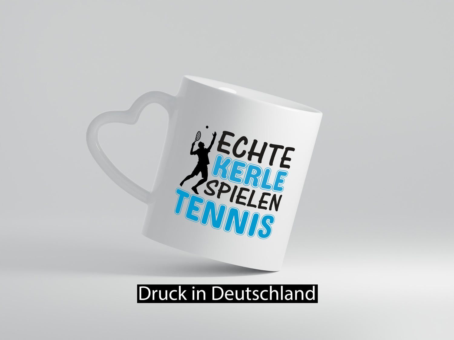 Echte Kerle spielen Tennis | Männer Tasse Sport Humor Geschenkidee