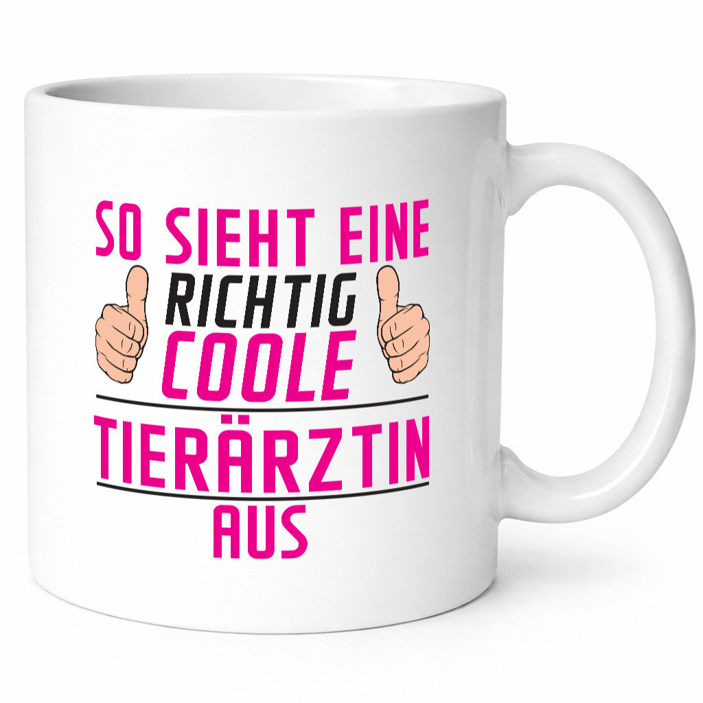 Richtig Coole Tierärztin | Mediziner Tiermedizin lustig Tierliebhaber Humor