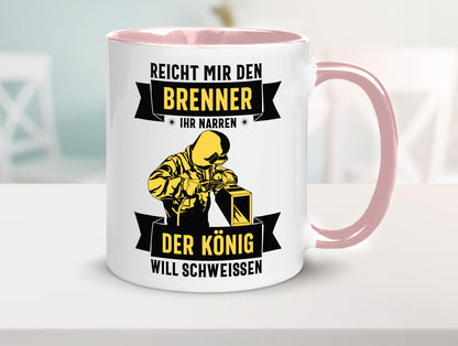 König will schweissen | Schweisser Sterne lustiger Spruch Geschenk Humor