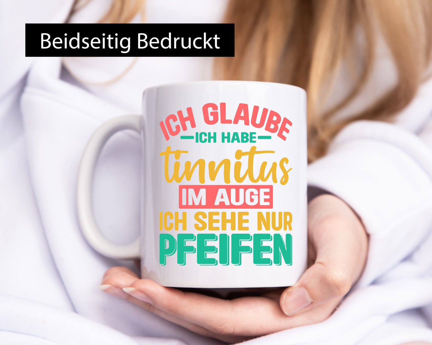 Ich glaube habe Tinitus | Coole Männer Witze v2 Humor Geschenkidee Tasse